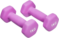 Amazon Basics Neopren Hanteln Gewichte (2er-Sets, 1kg - 5kg Hanteln) 1 Kilogramm Angebot bei HelloDeals