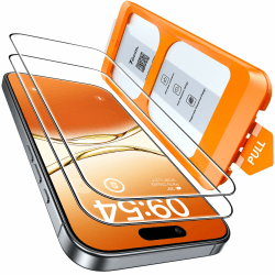 TOCOL für iPhone 17 für Panzerglas, Full Screen Automatische Installation 9H Folie Stoßfest Kratzfest Anti-Fingerabdruck Anti-Bläschen Schutzfolie für iPhone 17 6,3 Zoll, Kompatibel mit Hülle, 2 Stück iPhone 17 Schutzglas Angebot bei HelloDeals