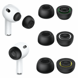 Memory-Foam-Ohrstöpsel für AirPods Pro 3, geräuschisolierende Ersatz-Ohrtips mit sicherem Sitz, weicher, Aufbewahrungsbox, 3 Paar (S/M/L) Memory foam 3 pair for Airpods pro 3 Angebot bei HelloDeals