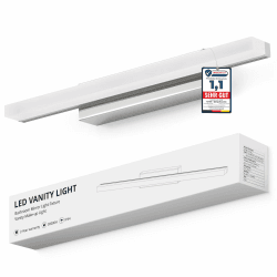 Yafido LED Spiegelleuchte Bad 40CM Spiegellampe Badezimmer Naturweiß über Spiegel, 9W Spiegellampen IP44 Spiegelschrank Beleuchtung Leuchte Spiegelbeleuchtung Wandspiegel Lampe Bathroom Mirror Light Neutralweiß-chrome Angebot bei HelloDeals