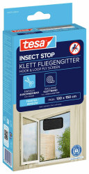 tesa Insect Stop Standard Fliegengitter für Fenster - Insektenschutz zuschneidbar - Mückenschutz ohne Bohren - 1 x Fliegen Netz - 130 cm x 150 cm - Anthrazit 130 cm x 150 cm | 1 Stück Angebot bei HelloDeals