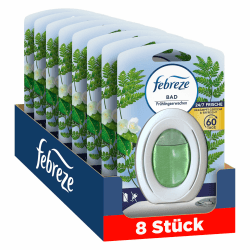 Febreze Frühlingserwachen Bad Lufterfrischer 8x, kontinuierliche Geruchsbekämpfung und -verhinderung Angebot bei HelloDeals