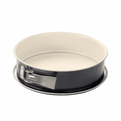 Dr. Oetker Springform mit Auslaufschutzboden Ø 26 cm Back-Trend – Backform mit keramisch verstärkter Antihaft-Beschichtung, extra hoher Rand, hitzebeständig bis 230°C, auslaufsicher Creme / Anthrazit - Springform 26cm Angebot bei HelloDeals