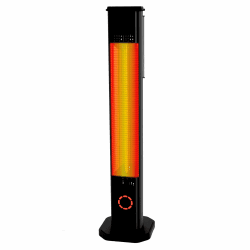 Infrarot Heizstrahler 2000W 8 Stufen, 2-in-1 Infrarot Wandmontage Standgerät, IP65, Fernbedienung, Timer, Elektroheizung, Infrarotheizung TOR, Heizstrahler Terrasse & Innenraum, Outdoor Angebot bei HelloDeals