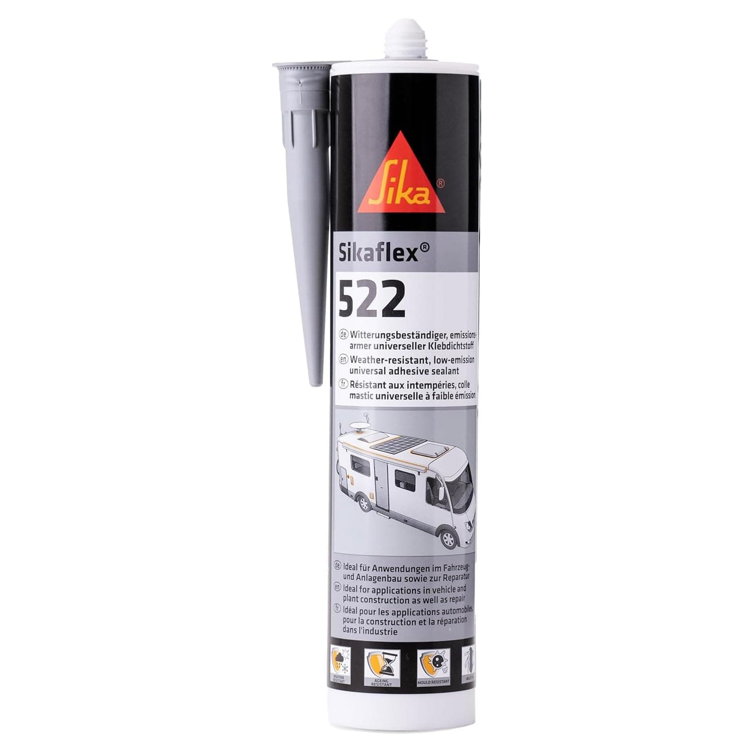 Sika – Dichtstoff – Sikaflex-522 grau – ideal für Fugen – innen und außen – UV-stabil und witterungsbeständig – gute Haftung -300 ml grau 300ml Angebot bei HelloDeals