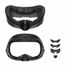 AMVR Face Cover Pad Facial Interface kompatibel mit Meta/Oculus Quest 3 Zubehör, mit weichem PU Face Cushion Pad Replacement und Ice Silk Cotton. Nicht kompatibel mit Meta Quest 3S Facial Interface & Face Pad Angebot bei HelloDeals
