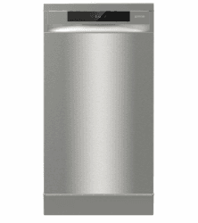 Gorenje GS 541D10 X Freistehender Geschirrspüler / SuperSilent / 11 Maßgedecke / 5 Programme / Programmanzeige / TotalDry / Silber, 45 cm breit freistehend, D, Inox Angebot bei HelloDeals