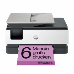HP OfficeJet Pro 8122e Multifunktionsdrucker, 6 Monate gratis drucken Instant Ink inklusive, Drucker, Scanner, Kopierer, Fax, WLAN, LAN, Duplex, ePrint, Airprint, Basalt 20 Seiten/Min Nachfolger Drucken+Kopieren+Scannen Angebot bei HelloDeals