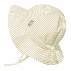 Jan & Jul Baby - Jungen Sonnenhut Bucket 6-24 Monate Beige Stripes Angebot bei HelloDeals