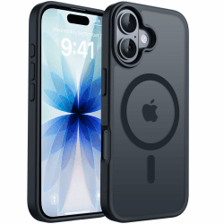 CACOE für iPhone 17 Hülle Kameraschutzend, Kompatibel mit MagSafe, Stoßfest Kratzfest Magnetisch Rückseite Handyhülle für iPhone 17 Case Transluzente A-Schwarz iPhone 17 Angebot bei HelloDeals