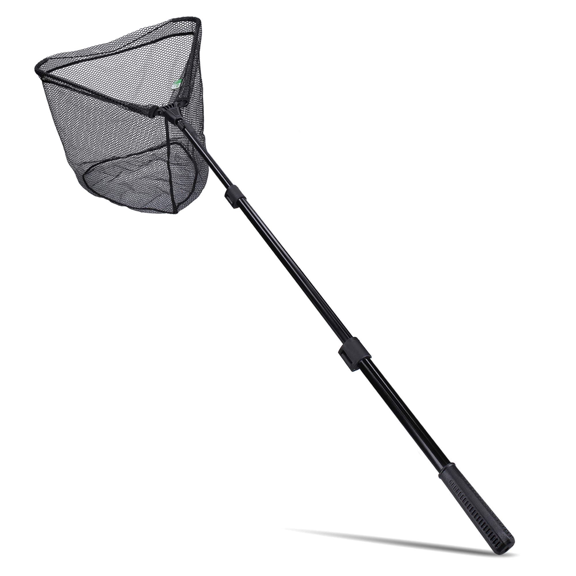Zite Fishing Unterfangkescher - [2,40m & 2,70m - Easy Teleskop-Technik, 60x60cm] Kescher-gummiert, Kescher Angeln 2,70 m Angebot bei HelloDeals