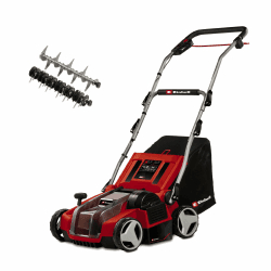 Einhell Akku-Vertikutierer-Lüfter GE-SA 36/35 Li-Solo Power X-Change (Li-Ion, 36 V, bürstenloser Motor, 35cm Messerwalze, 28L Fangsack, einstellbare Arbeitstiefe, ohne Akku & Ladegerät) inkl. Lüfterwalze & Fangsack Angebot bei HelloDeals