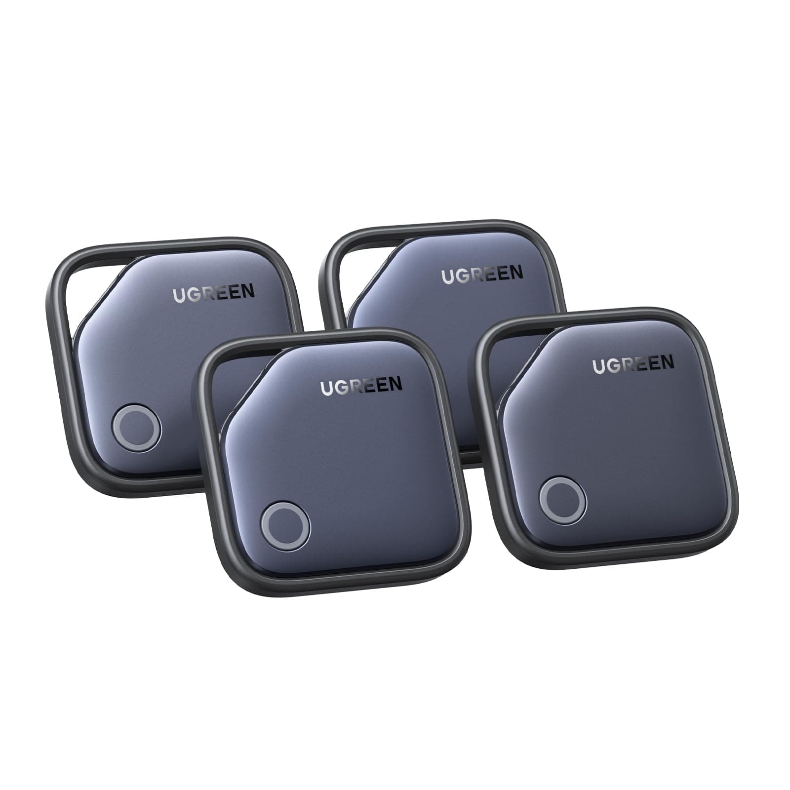UGREEN FineTrack 4er Pack kompatibel mit Apple Find My (nur iOS), Bluetooth Tracker für Gepäck, Schlüsselfinder, Finder für Schlüssel, Koffer, Reisepässe Smarttag mit Austauschbarer Batterie Angebot bei HelloDeals