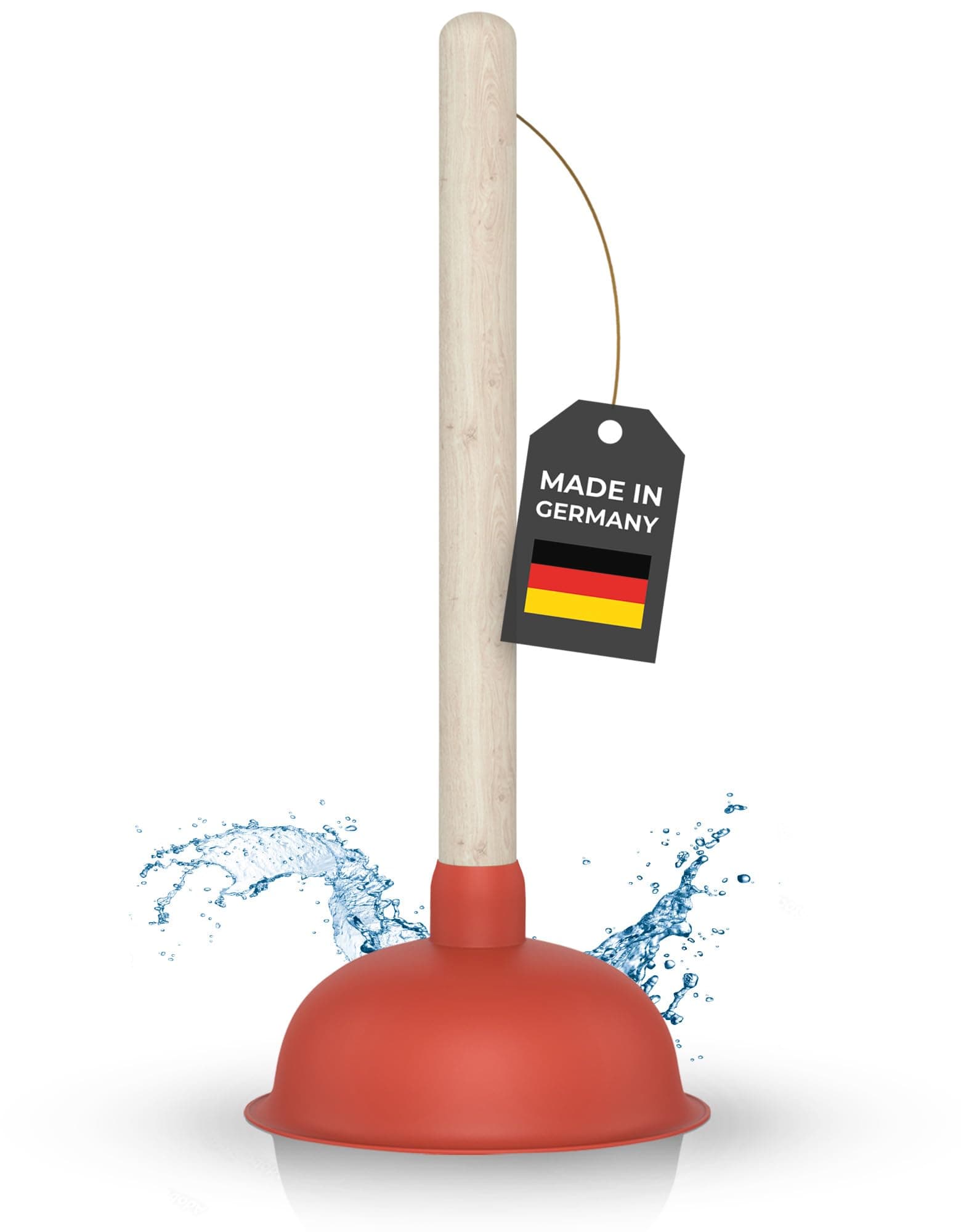 Abflussreiniger Pömpel - 140mm Saugglocke - Extra Saugstark & Made in Germany Angebot bei HelloDeals