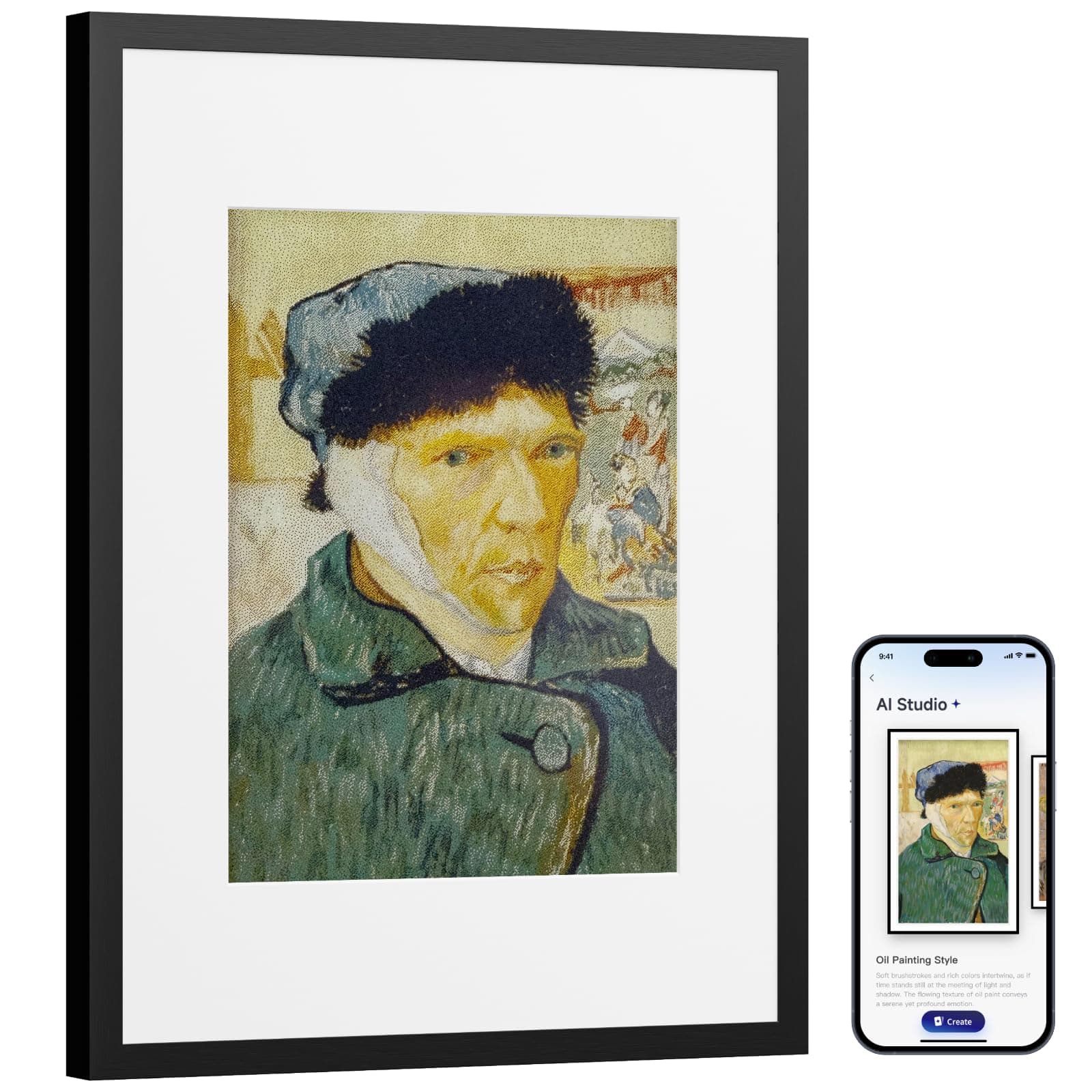 SwitchBot KI Art Frame 13.3'', Kabellos Digitaler Bilderrahmen, Elektronisch-Ink-Bilderrahmen, Extrem Lange Akkulaufzeit, Tisch und Wandmontage, Alexa Kompatibel, KI-Generierte Kunst Angebot bei HelloDeals