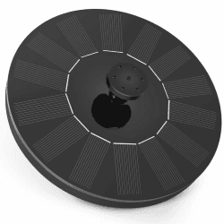 Solar Springbrunnen, Solar Teichpumpe mit 5 Effekte Solar Wasserpumpe Solar schwimmender Fontäne Pumpe für Gartenteich Oder Springbrunnen Vogel-Bad Fisch-Behälter Angebot bei HelloDeals