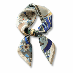 PoeticEHome Seidenschal aus 100% reiner Maulbeerseide – 68x68 cm Halstuch für Damen | Quadratisches Tuch mit Geschenkbox​ E4 - Art Carnival Angebot bei HelloDeals