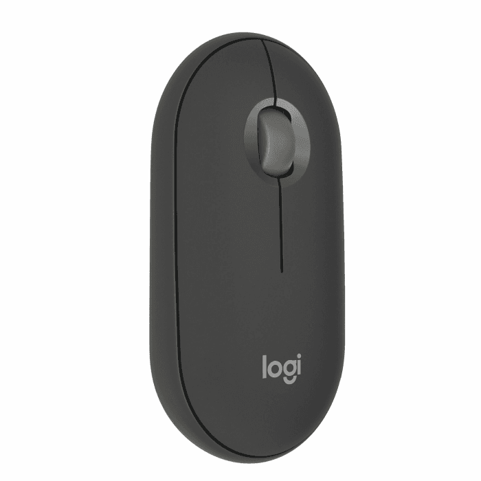 Logitech Pebble Mouse 2 M350s schlanke kabellose Bluetooth-Maus, mobil, leicht, anpassbare Taste, leise Klicks, Easy-Switch für Windows, macOS, iPadOS, Android, ChromeOS - Grafit Graphit M350S Angebot bei HelloDeals