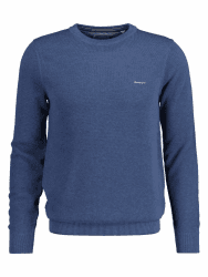 Gant Herren Classic Cotton C-Neck Pullover (1er Pack) L Denim Blue Mel 1 Angebot bei HelloDeals