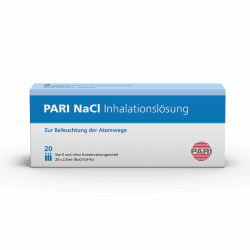PARI Kochsalzlösung zum Inhalieren für Kinder und Erwachsene – 20 Ampullen á 2,5ml NaCl 0,9 Inhalationslösung - Steril und ohne Konservierungsstoffe PARI NaCI Inhalationslösung 20 x 2,5ml Angebot bei HelloDeals