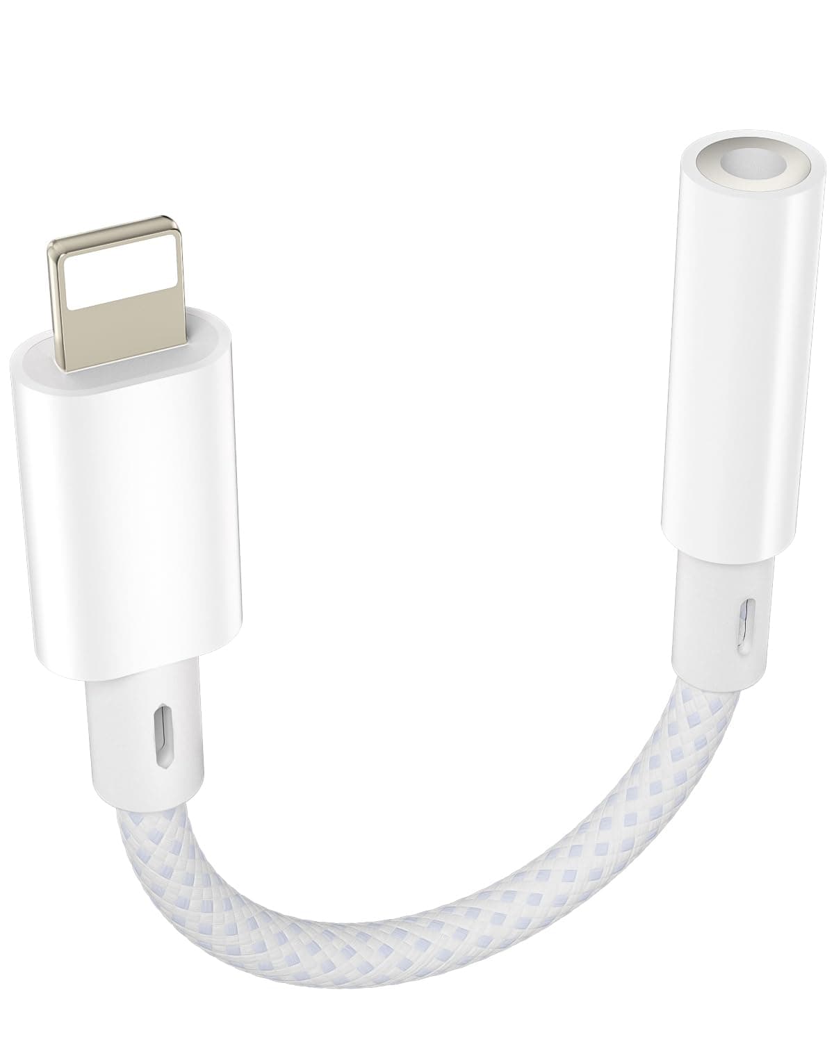 Lightning auf 3.5mm Kopfhöreranschluss Adapter, iPhone Kopfhörer Aux Adapter [MFi Zertifiziert] Dongle Audio Konverter Kompatibel mit iPhone 14 Pro Max 13 12 11 XR XS X 8 7 SE, iPad Pro/Mini Angebot bei HelloDeals