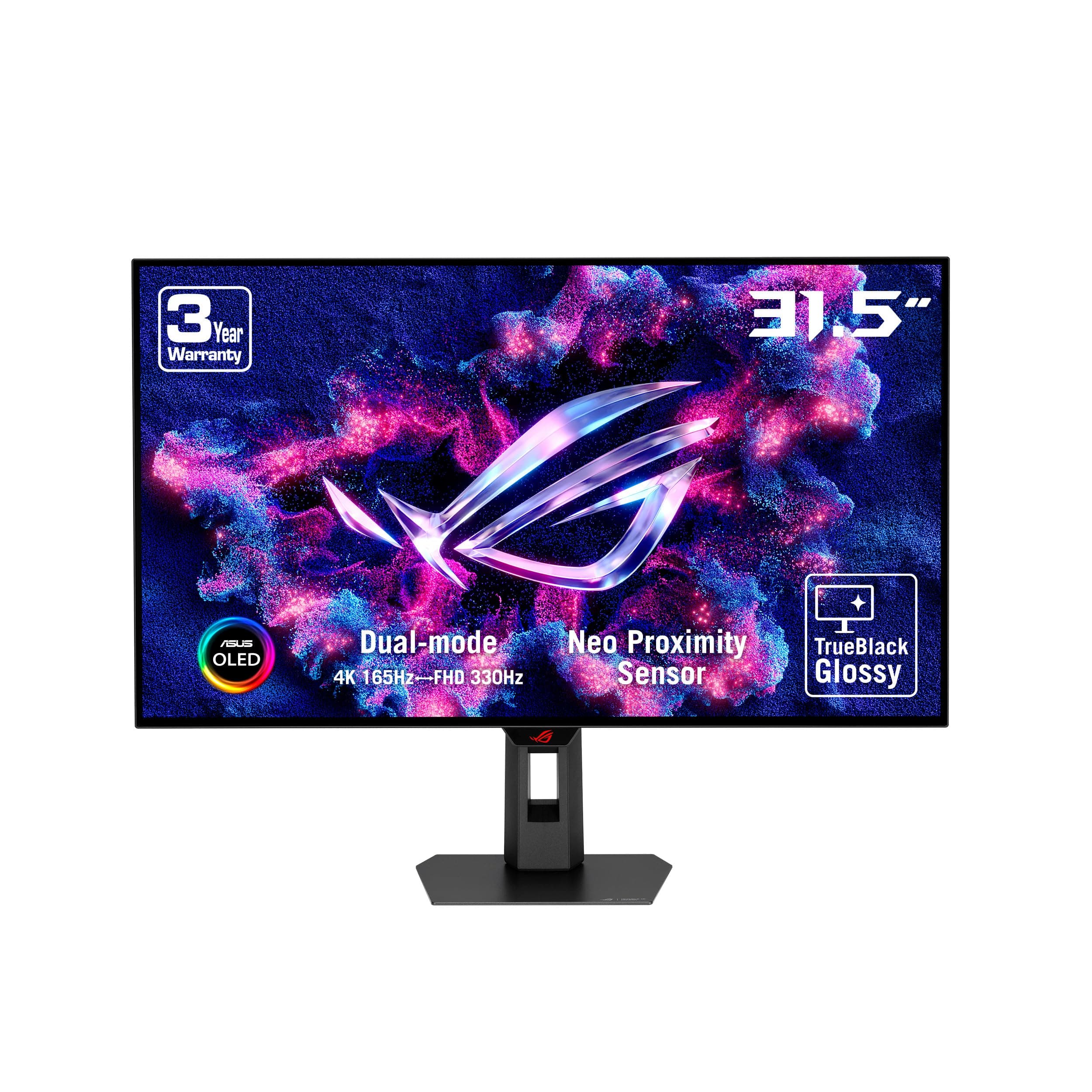 ASUS ROG Strix WOLED XG32UCWG - 32 Zoll 4K UHD Gaming Monitor - Dual-Modus 4K bei 165 Hz FHD bei 330 Hz, 0.03ms, Sync-Tech, HDR 400 TB - 16:9, 3840x2160, DP, HDMI, 15W USB-C, USB-Hub, Ergo 31.5" WOLED, 15W USB-C Dual 165/330Hz, HDR400 Angebot bei HelloDeals