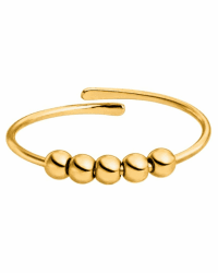 Purelei® Shade Anxiety Ring - Fidget – New Generation - Damenring aus langlebigem Edelstahl – Wasserfeste Ringe – in verstellbaren Größen erhältlich - Damenschmuck S/M Gold Angebot bei HelloDeals