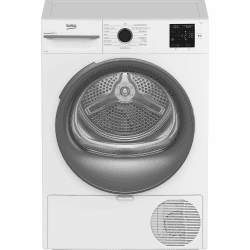 Beko BM3T37210W1 Wäschetrockner, 7 kg, Frontlader Wärmepumpentrockner, 15 Programme, Sensortrocknung, Säulenfähig, Aquawave Schontrommel, Weiß A+ 65 dBA Wärmepumpentrockner 7 kg Angebot bei HelloDeals