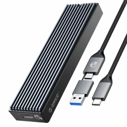 ORICO M.2 NVMe SSD Gehäuse USB-C Adapter 10Gbps USB3.2/ USB3.1 Gen2 für PCIe NVMe M-Key/M+B Key SSD, Externe M2 SSD Gehäuse Größe 2230/ 2242/ 2260/ 2280, Untersützt UASP-M2PV 10Git/s Angebot bei HelloDeals