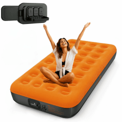 Luftmatratze Selbstaufblasend Aufblasbare Matratze mit Tragbare Pump-Schnell Aufblasen 3 Min Luftbett 1 Personen Gästebett für Camping Reisen Wandern Innenbereich 190×99×22cm 150kg Max Angebot bei HelloDeals