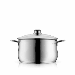 WMF Diadem Plus Kochtopf Induktion 20 cm – 3,7 l großer Fleischtopf aus Cromargan Edelstahl mit Glasdeckel, hohem Rand, spülmaschinenfest, langlebig und unbeschichtet für gesunde, leckere Mahlzeiten Fleischtopf 20 cm Angebot bei HelloDeals