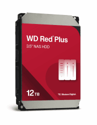 WD Red Plus 12 TB NAS Interne Festplatte 3,5 Zoll - 7200 U/Min, SATA 6Gb/s, CMR, 512MB Cache Version 2026 12TB Angebot bei HelloDeals