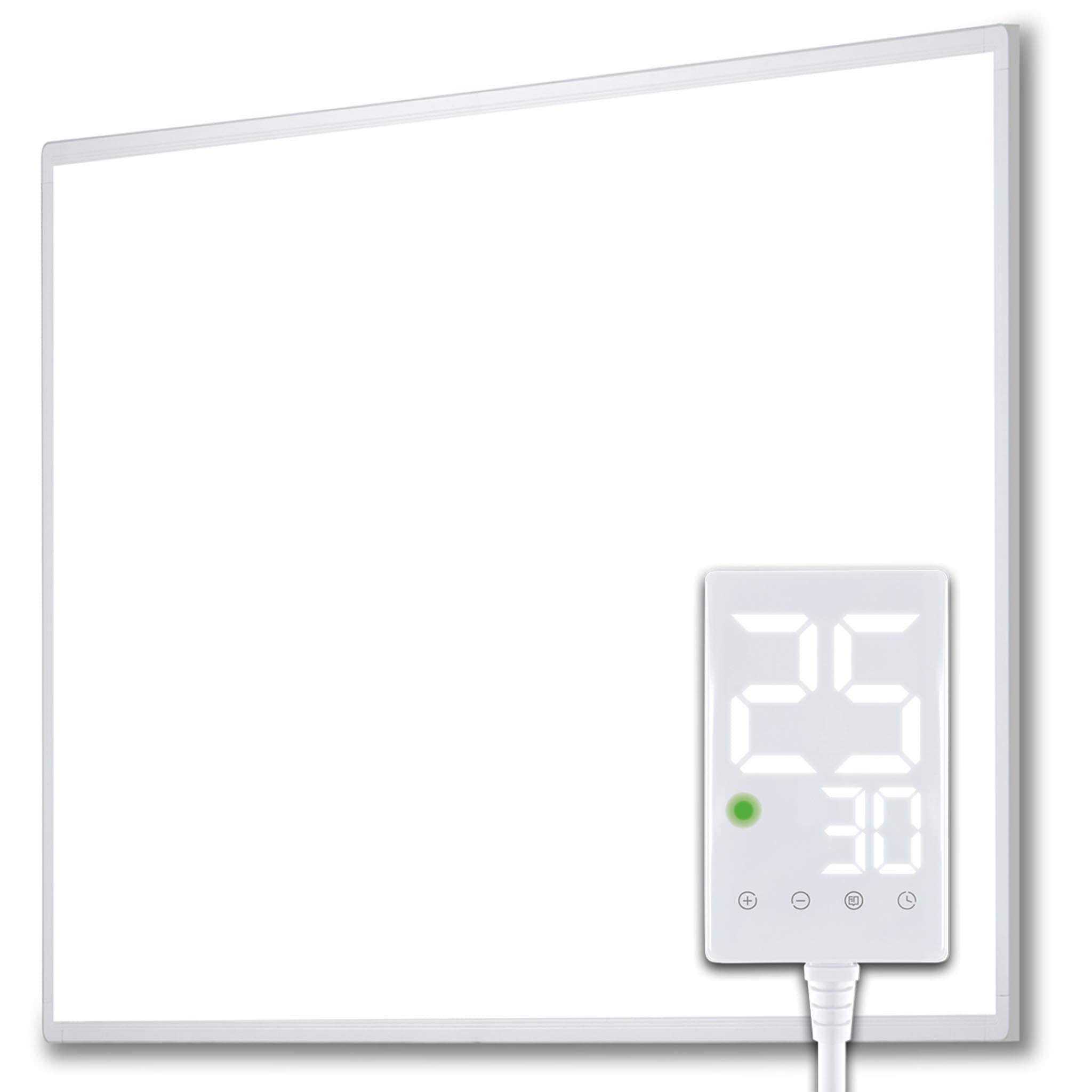 Heidenfeld Infrarotheizung HF-HP100-3 | 𝟭𝟬 𝐉𝐀𝐇𝐑𝐄 𝐆𝐀𝐑𝐀𝐍𝐓𝐈𝐄 - 300 Watt - Bis 8 m² - Infrarot Heizkörper - Elektroheizung mit Thermostat - Überhitzungsschutz (HF-HP100-3 300 Watt) Hf-hp100 300 Watt Angebot bei HelloDeals