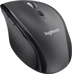 Logitech M705 Marathon Kabellose Maus, 2.4 GHz Verbindung via Unifying USB-Empfänger, 1000 DPI Laser-Sensor, 3-Jahre Akkulaufzeit, 7 Tasten, PC/Mac - Schwarz Einzelhandelsverpackung Angebot bei HelloDeals
