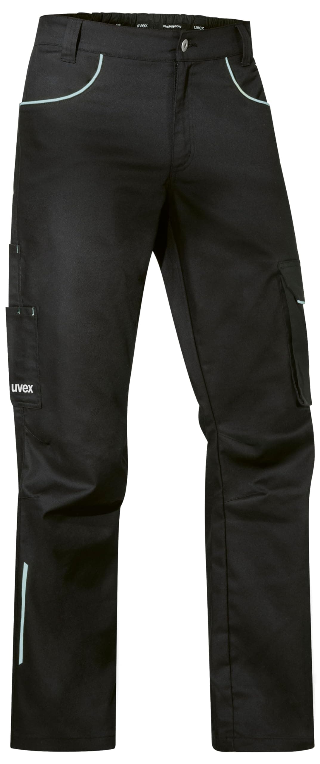 Uvex Tune-up Light Arbeitshose Herren | Bundhose 2-Wege-Stretch | leicht, robust, elastisch | Cargotaschen & Zollstocktasche 52 Schwarz-reflektierend Angebot bei HelloDeals