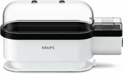 Krups Ovomat Trio Eierkocher, Für bis zu 3 Eier, Inkl. Wasser-Messbecher mit Eierstecher, Eierhalter, Signalton, EG234115, Weiß/Schwarz 3 Eier ohne Warmhaltefunktion Angebot bei HelloDeals
