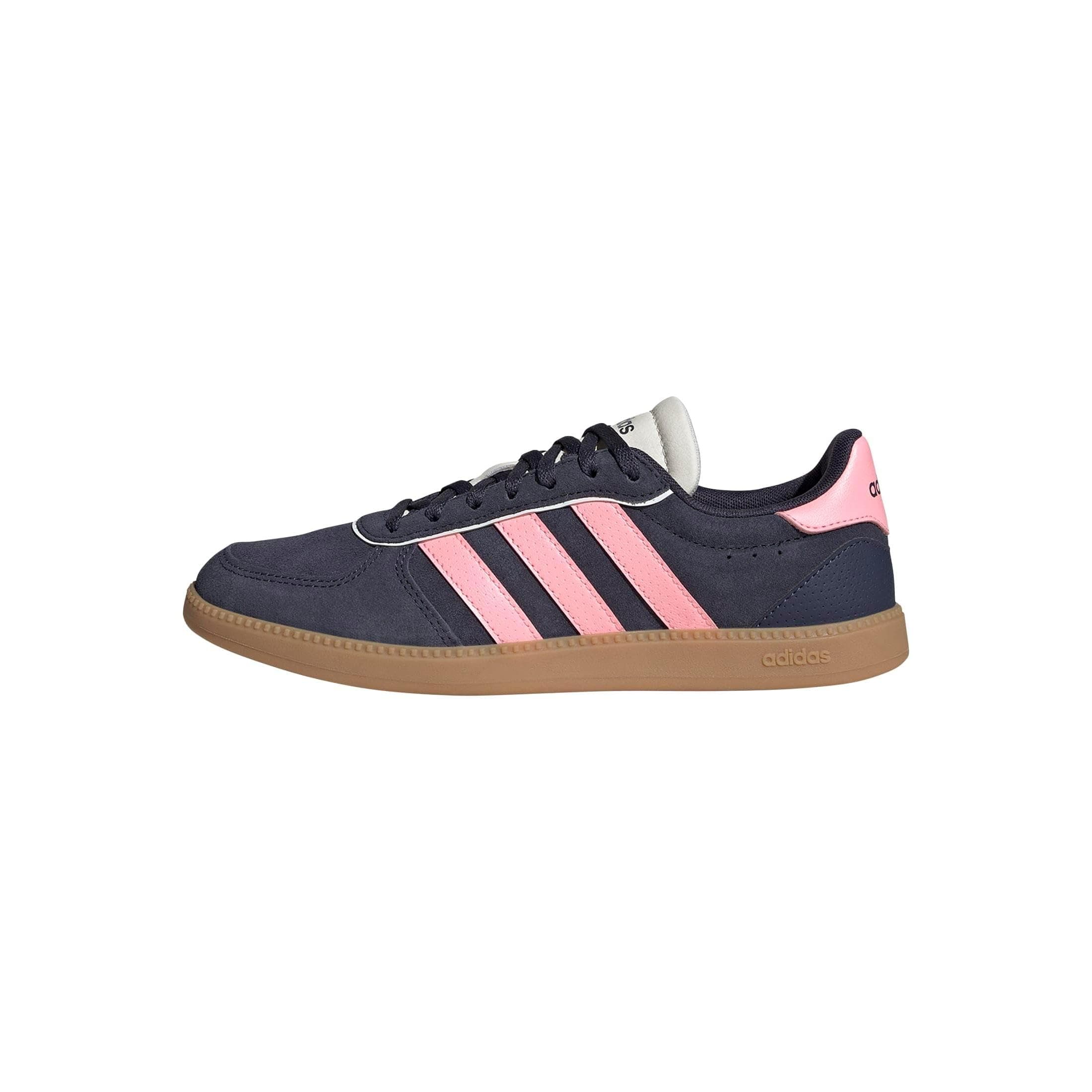 adidas Women's Breaknet Sleek Schuh 38 EU Shadow Navy Pink Spark Off White Angebot bei HelloDeals