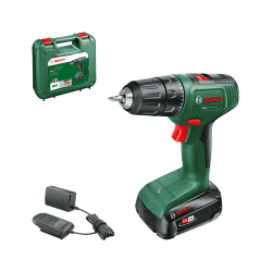 Bosch Akkuschrauber EasyDrill 18V-40 (Schrauben oder Bohren in Holz, Metall und Kunststoff; 18 Volt System; 1x Akku 2,0 Ah; im Koffer) 40Nm | 13mm Bohrfutter 1x 2.0 Ah Akku Angebot bei HelloDeals