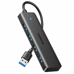 UGREEN 4-Port USB 3.0 Hub Verteiler 5Gbps USB Mehrfachstecker Splitter für MacBook, iMac, Surface, Dell, Thinkpad, USB Stick, Mobile HDD, Desktop PC und mehr (15cm) 15 cm Angebot bei HelloDeals