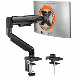 ErGear Monitor Halterung für 13-34 Zoll Bildschirme [Upgraded - Schluss mit Absacken] Monitor Arm Werkzeuglose Schnellmontage bis 9kg, Monitorhalterung mit Kabelmanagement, VESA 75 & 100 mm Schwarz Angebot bei HelloDeals