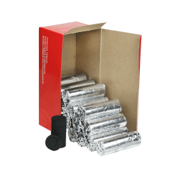 NKlaus Räucherkohle Großpackung 120 Schnellanzündende Weihrauch Holzkohle-Tabletten Ø 27mm - gleichmäßiges abbrennen einfache Handhabung und saubere Verwendung. Auch für Shisha 1204 20 Rollen (Ø 27mm) Angebot bei HelloDeals