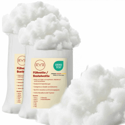 EVE Textile® 1 kg Füllwatte für Kissen Flauschiges Füllmaterial & Stopfmaterial Kissenfüllung, Bastelwatte, Stoff Füllung für Kissen, Stofftiere & Kuscheltiere Öko-Tex 100 Zertifiziert Angebot bei HelloDeals