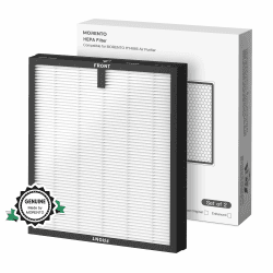 MORENTO HY4866 Original Luftreiniger Ersatzfilter, Echter HEPA Filter wird verwendet, um Staub Tierhaare Rauch Pollen usw. zu filtern Kompatibler HY4866 Luftreiniger 1 Type+2 Pack MR4866 Standard Ersatzfilter Angebot bei HelloDeals