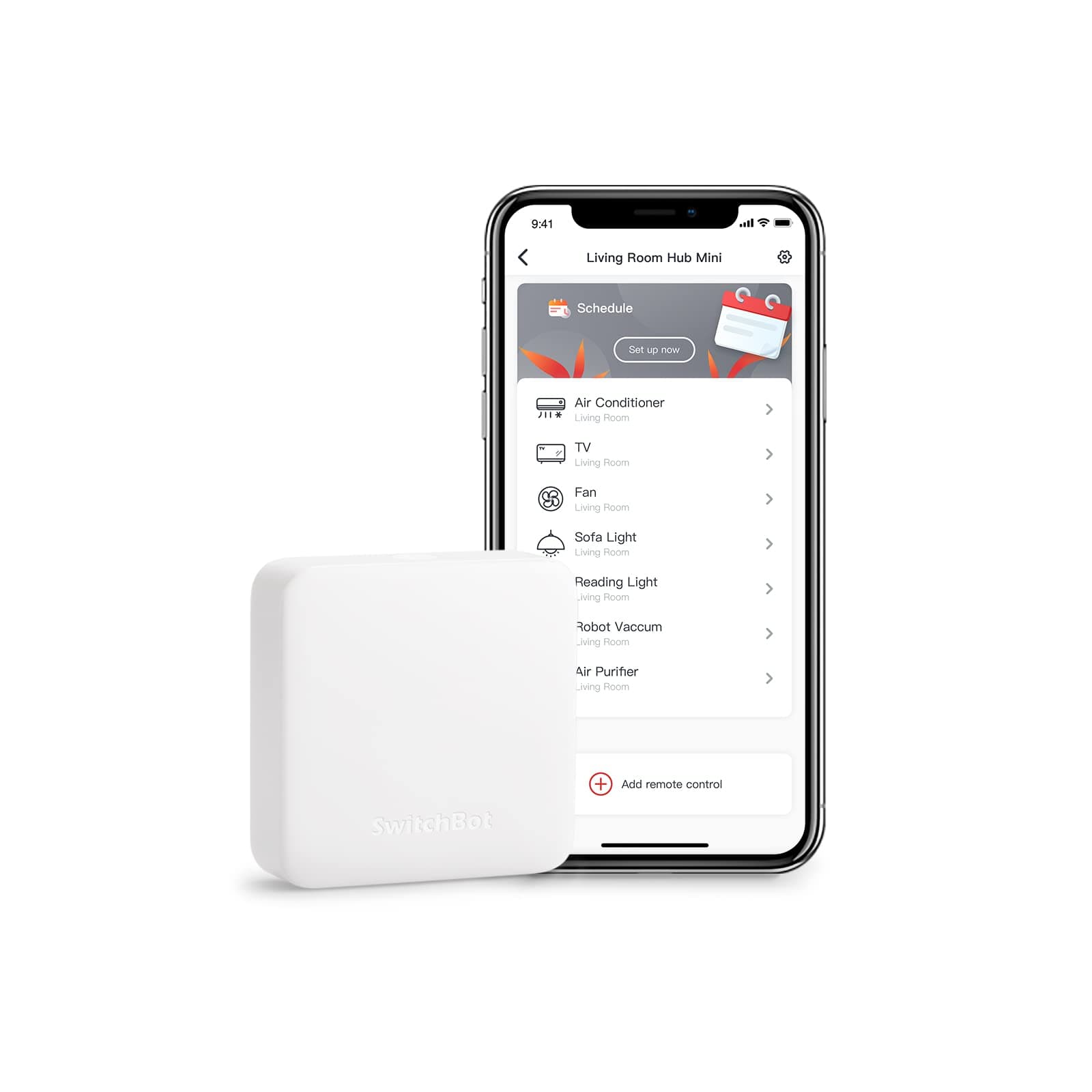 SwitchBot Hub Mini Smart Fernbedienung - IR-Sendersystem, Verbindung zu WLAN, Klimaanlagensteuerung, kompatibel mit Alexa, Google Home, Siri, IFTTT (White) Hub Mini - Weiß Angebot bei HelloDeals