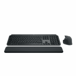 Logitech MX Keys S Combo: Leistungsstarke kabellose Tastatur und Maus mit Handablage,Customizable Illumination, Fast Scrolling,Bluetooth, für Windows/Linux/Chrome/Mac- Graphit, Deutsches QWERTZ-Layout + Maus Graphit Angebot bei HelloDeals