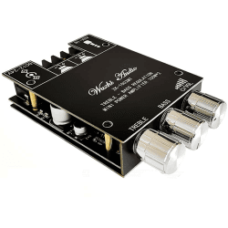 ZK-1002MT 2 x 100 W Bluetooth 5.0 High-Power Stereo Subwoofer Amplifier Board, AUX Bass and Treble Amplifier Angebot bei HelloDeals