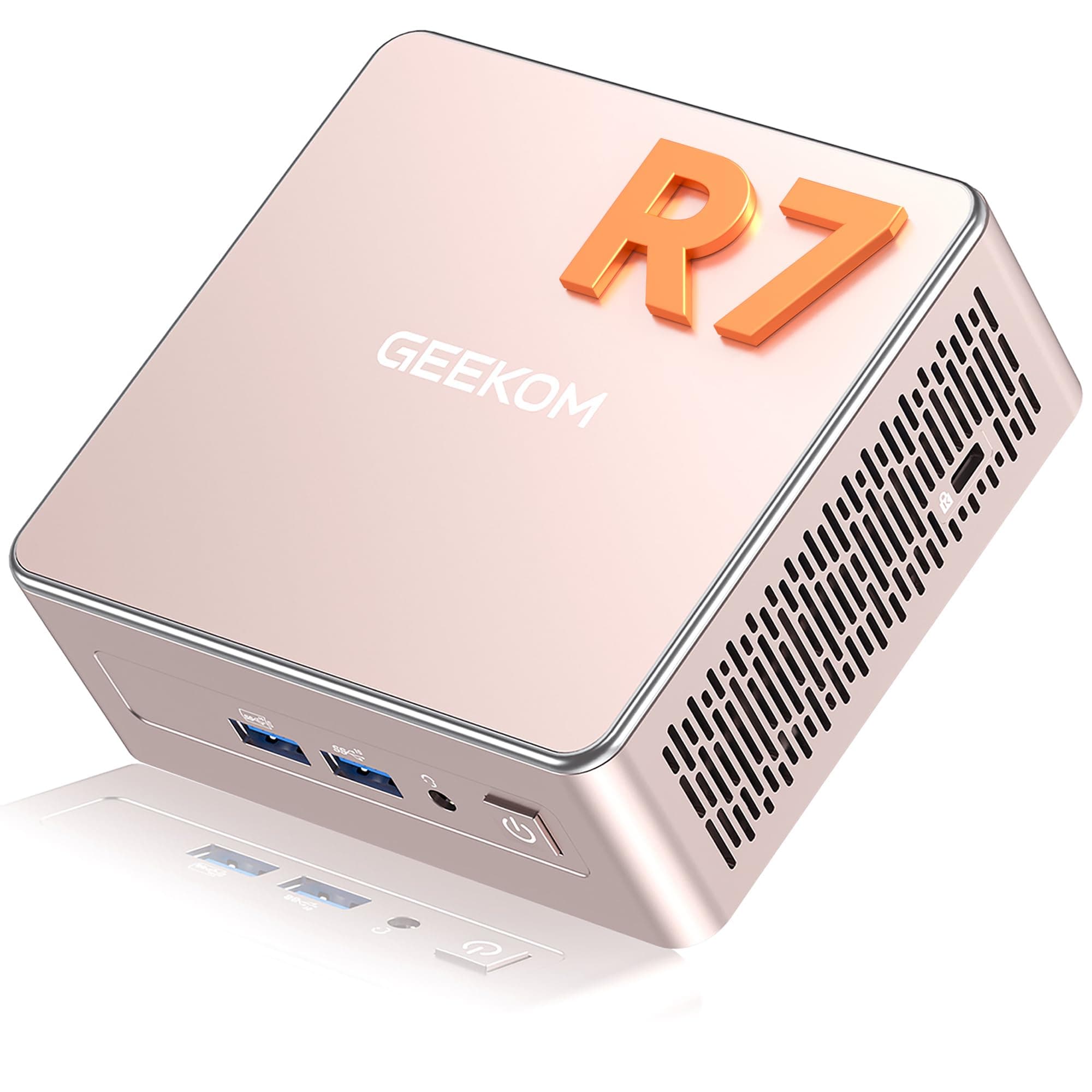 [3-Jahren-Garantie]GEEKOM Mini PC A5 mit AMD Ryzen 5 7640HS(Stärker als 7730U) | 2.5G LAN | Intel NUC Mini PC Win-11 Pro | 16GB DDR4(Besser als LPDDR) + 512GB SSD Mini Computer für Home/Office/Gaming R5 7640HS 16GB+512GB Angebot bei HelloDeals