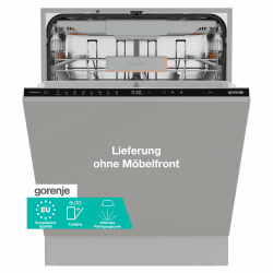 Gorenje GV16B Vollintegrierbar Geschirrspüler/60 cm/8 Programme/16 Maßgedecke/Europäische Qualität/Total AquaStop/TotalDry/Intensive Reinigungszone/BottleWash/FlexUse/Einbaumaße(BxHxT): 60× 82×55,5 cm vollintegriert, B, 9.5L Angebot bei HelloDeals
