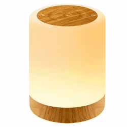 Auxmir Nachtlicht Nachttischlampe Touch Dimmbar mit 256 RGB Farben 5 Modi, 3000mAh Tischlampe Kabellos USB Aufladbar Timing Funktion, Tragbar LED Lampe Stilllicht Kinder für Schlafzimmer Wohnzimmer 3000mah(braun) Angebot bei HelloDeals