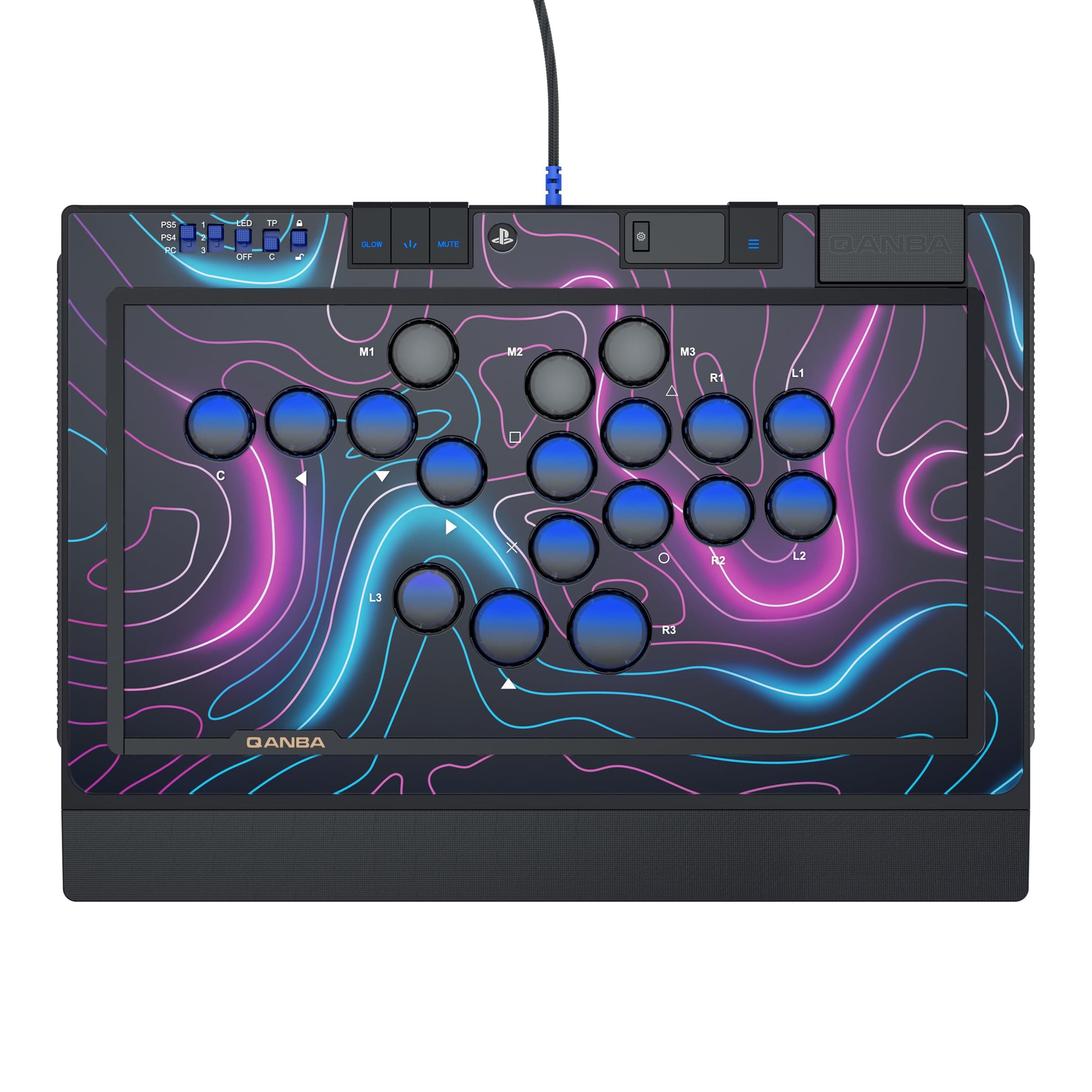 Qanba Sapphire S1 Leverless Arcade Controller Joystick for PlayStation 5 and PlayStation 4 and PC (Fighting Stick) Officially Licensed Sony Product Angebot bei HelloDeals